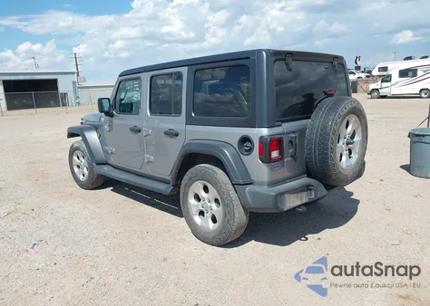 2020 Jeep Wrangler Unlimited Sport S 4X4 from USA, damaged, VIN 1C4HJXDN8LW235231
